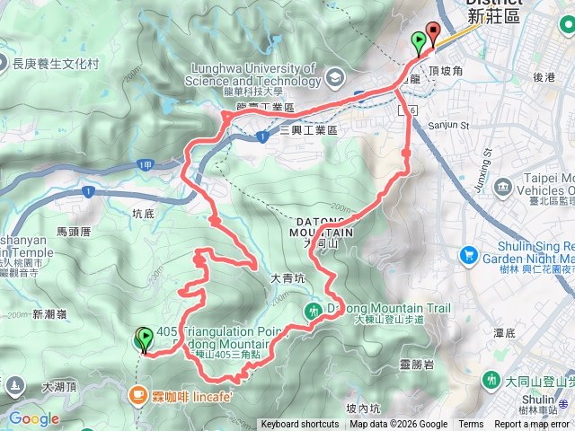 迴龍上大棟山O繞預覽圖