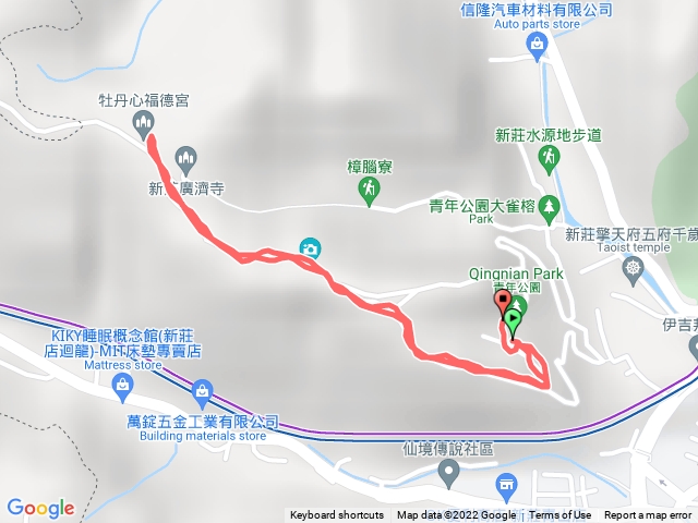 青年公園遊樂區到土地公廟