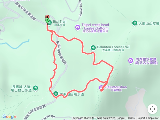 大崙頭山(太陽廣場出發O型慢跑)
