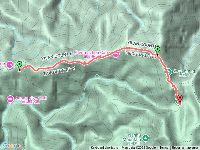南湖群峰Day2(新雲稜山莊到南湖山屋)
