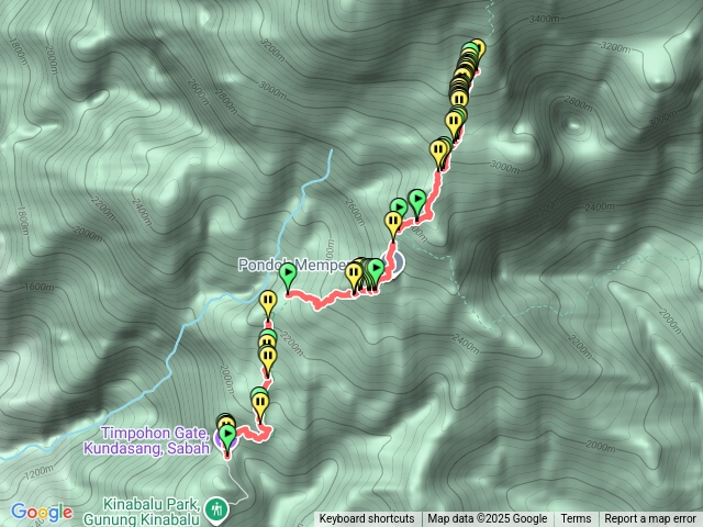 2O25年中秋節馬來西亞神山登山口起登