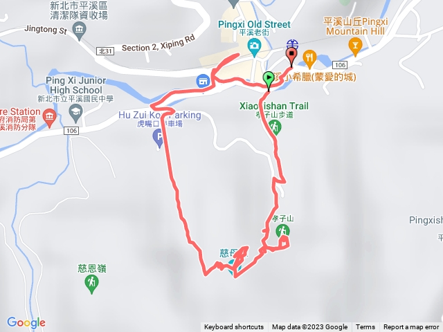 孝子山 慈母峰 普陀山 小O路線