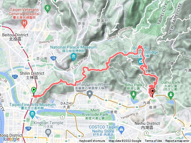 大台北第五段經2小百岳_劍潭山_大崙頭山