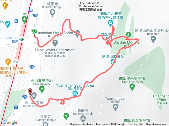 小百岳集起來劍潭山親山步道202301141059