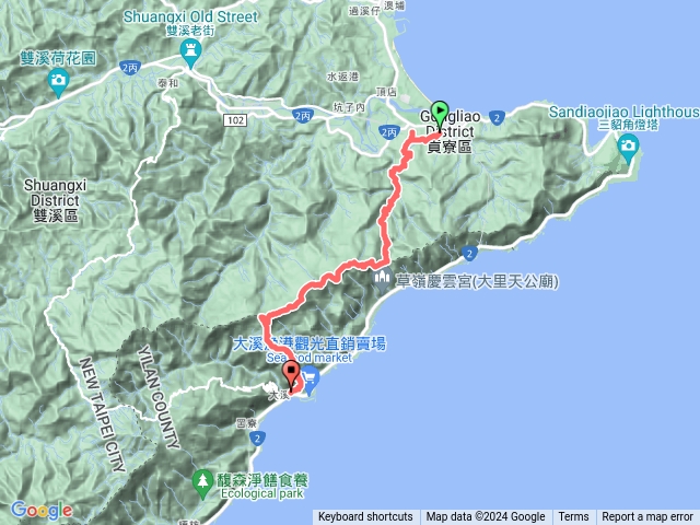 草嶺+桃源谷步道