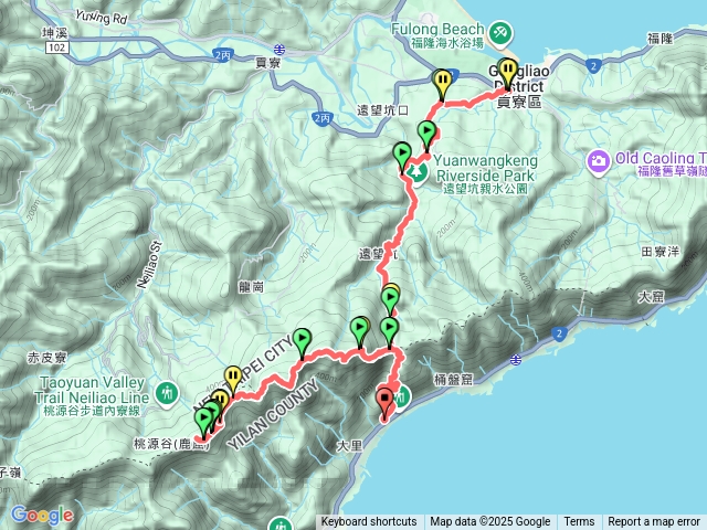 草嶺古道-桃源古道折返