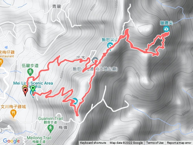 梅峰古道 獵鷹尖 伍龍步道
