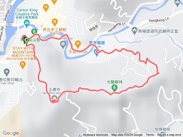 台中北屯 南觀音山步道