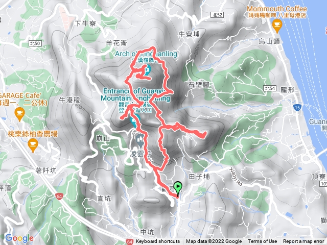 硬漢嶺觀音山北橫古道占山贏仔尖小北插