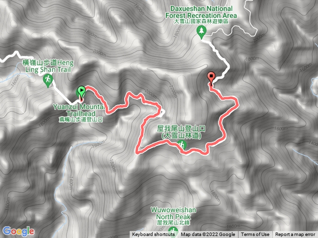 大雪山公路健走27～34K