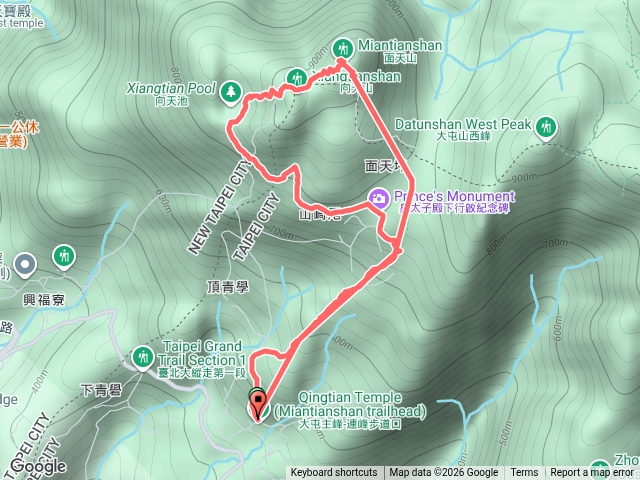 面天山向天山訓練