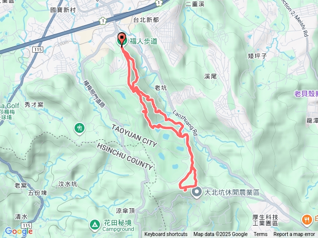 福人步道往大北坑景觀台預覽圖