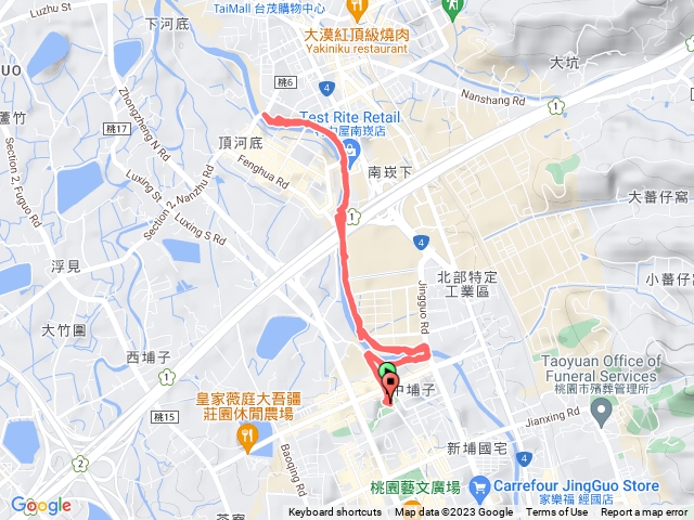 桃園區自強里健走活動