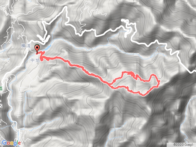 橫嶺山步道(15k起登)接橫嶺山沙連山