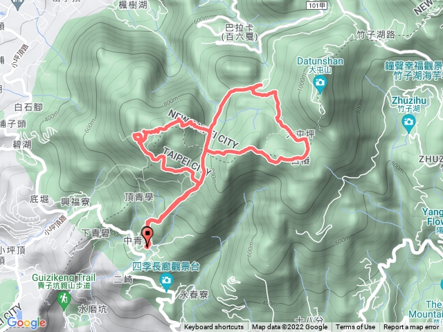 向天池向天山，面天山，大屯西峰南峰