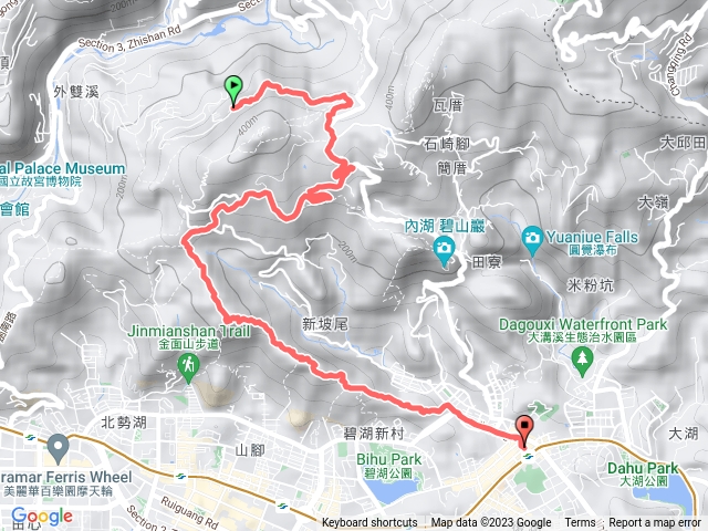 翠山步道,內湖捷運站