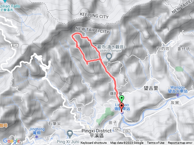 嶺腳小O-嶺腳站-柴橋坑山-姜南山-尪仔石坑-嶺腳