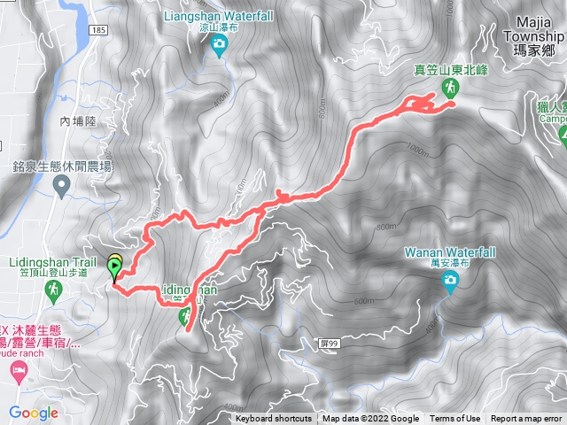 真笠山（笠頂、真笠、真笠東北、真笠西南）