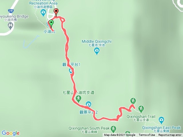 小油坑七星山主峰