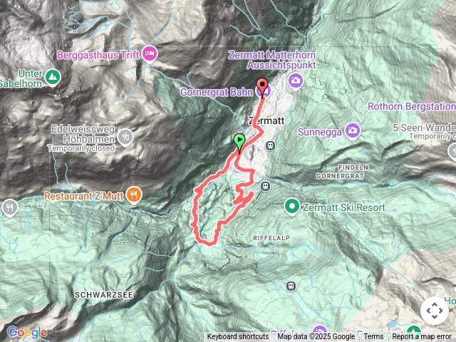 Zermatt到Furi山徑漫行