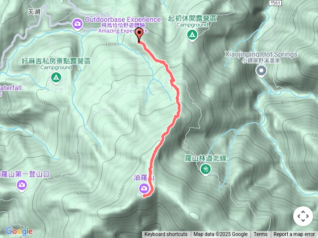 油羅山3上3下-天景露營去起登