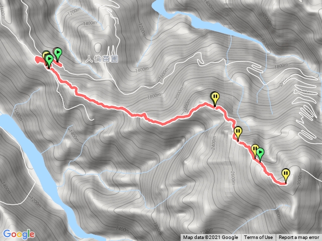 西巒大山單攻（管制站進出）