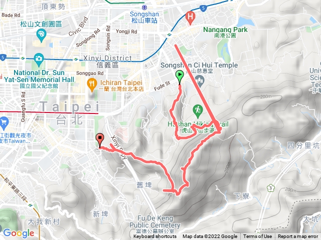 虎山(奉天宮)至象山
