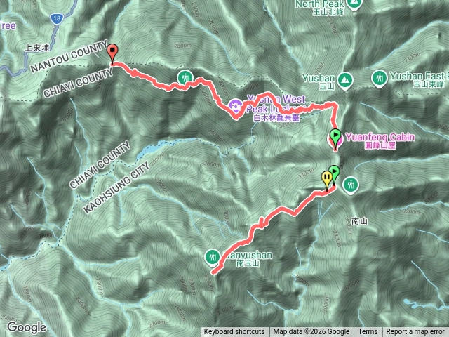 玉山後四峰南玉山出塔塔加預覽圖
