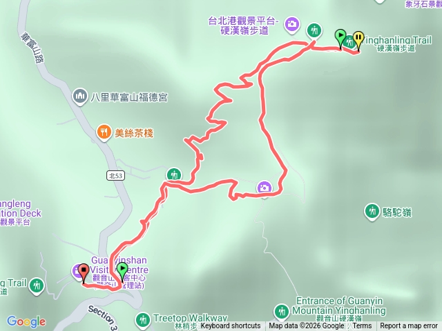 觀音山楓櫃斗土路上硬漢嶺預覽圖