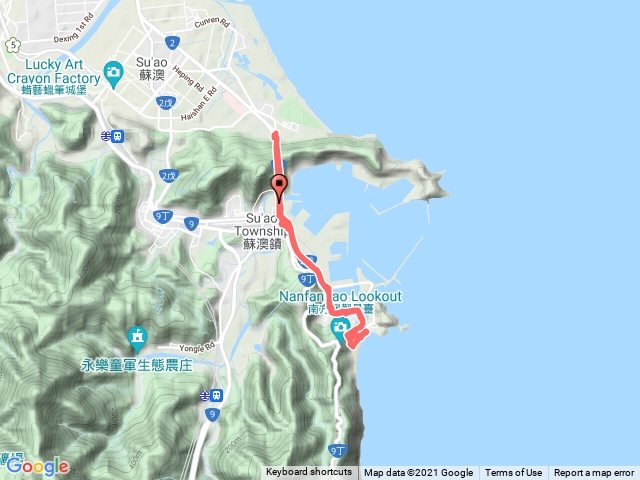 南方澳漁港晨跑