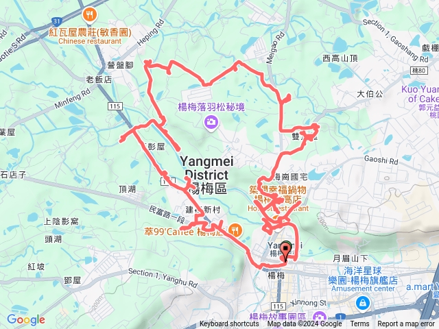 2024-12-09楊梅古厝行道東堂隴西堂穎川堂天水堂福德祠O行回楊梅