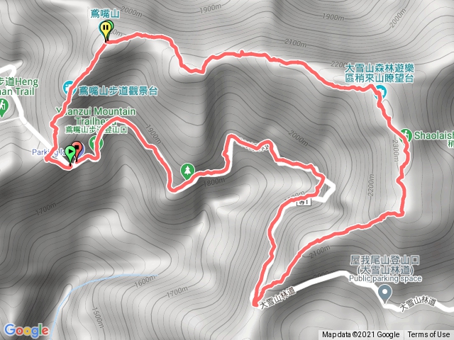 1100114鳶嘴稍來南峰下