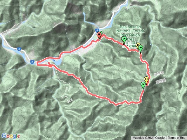 八仙松鶴上 八唐縱走 裡冷下