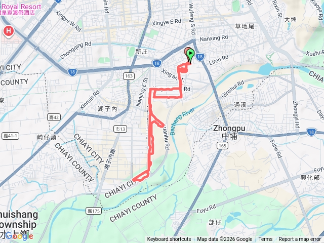 徒步興嘉重劃區預覽圖