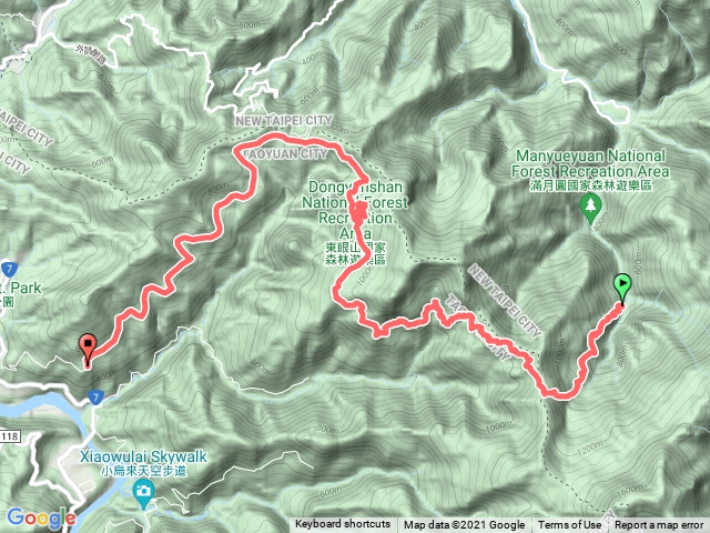 東滿步道滿月圓回程+騎車忘記關