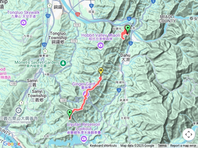 關刀山玉女山金童山連走