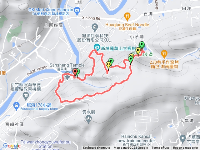 20230808蓮華山古道群：飛龍步道、進香古道、採茶古道、載熙古道