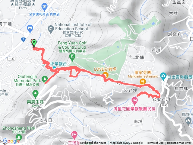 公老坪蜈蚣崎登山步道及旱溪源頭