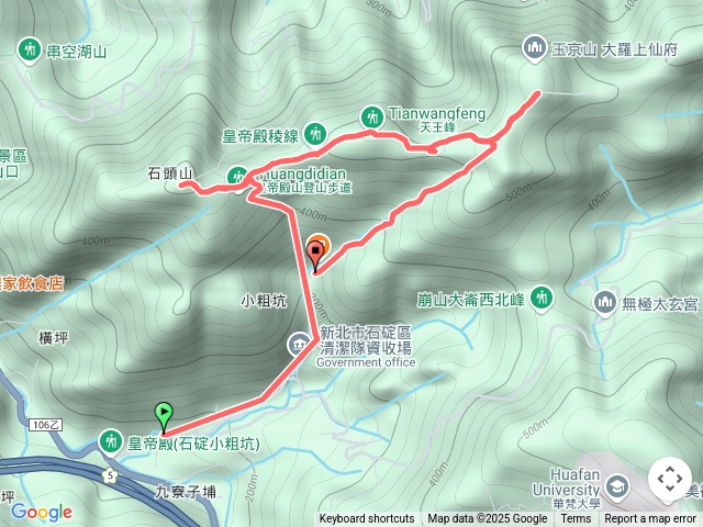 皇帝殿（西峰進東峰出）