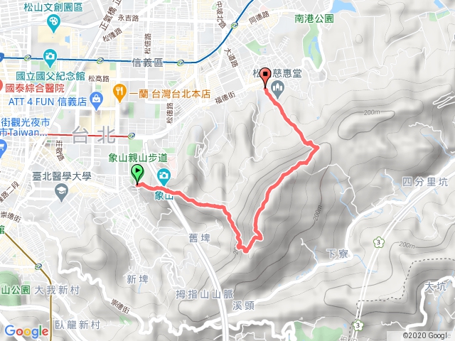 象山四獸山步道蹤走慈惠堂