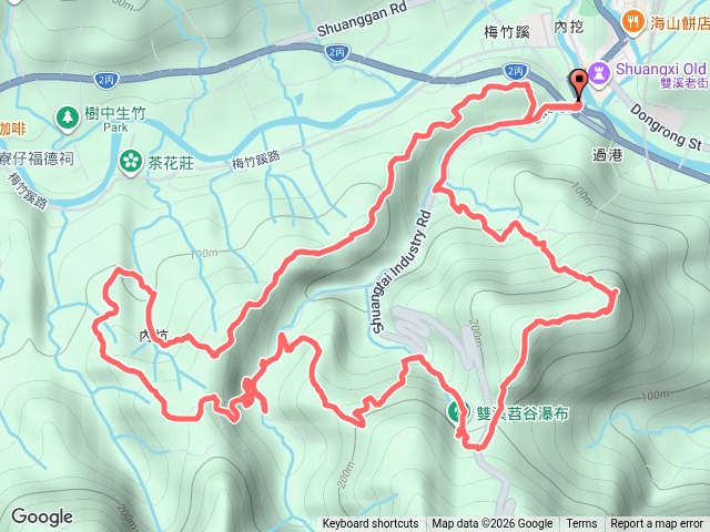 梅竹蹊山～麻竹坑山～苕谷瀑布～蝙蝠山