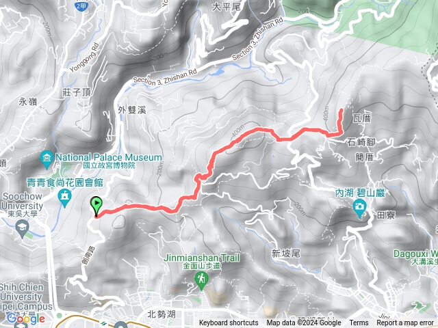 劍南路上大崙尾、頭
