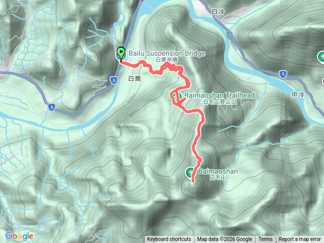 白鹿吊橋-白毛山預覽圖