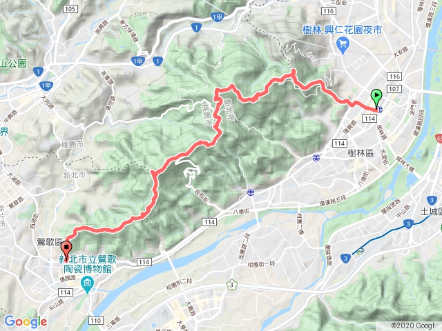 樹林大同山經大棟山到鶯歌西鶯山縱走