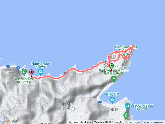鼻頭山稜步道.東北部阿朗壹
