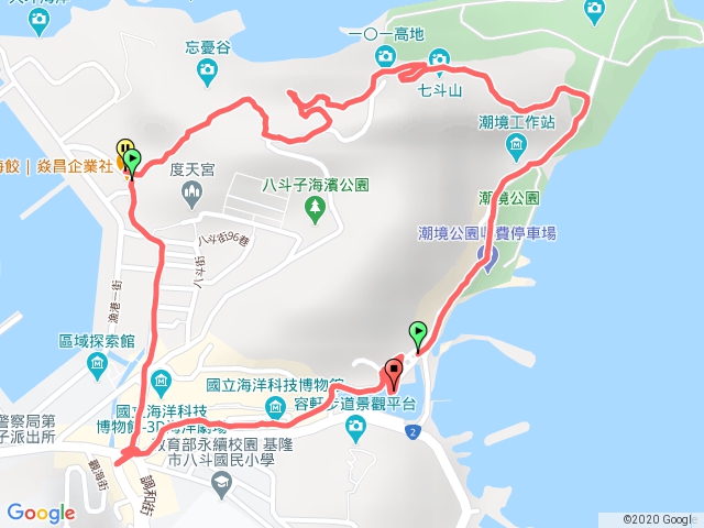 “潮境-望幽谷-海科館”O型路線