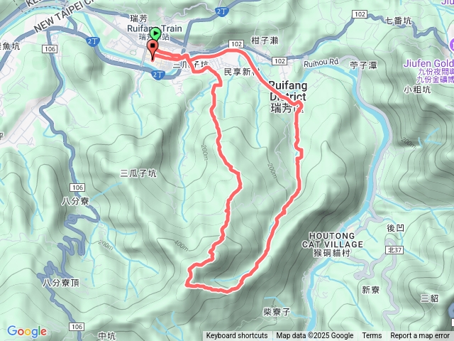 蛇子崙山，三爪子坑山，蛇子形古道_