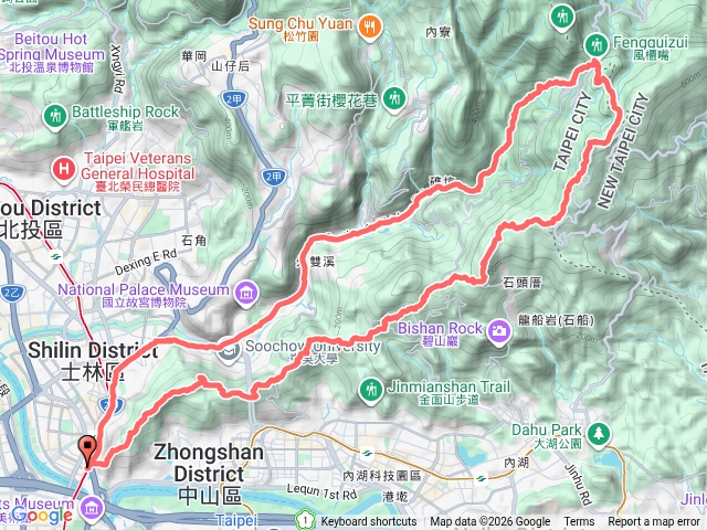 劍潭到風櫃嘴（回程踢馬路）預覽圖