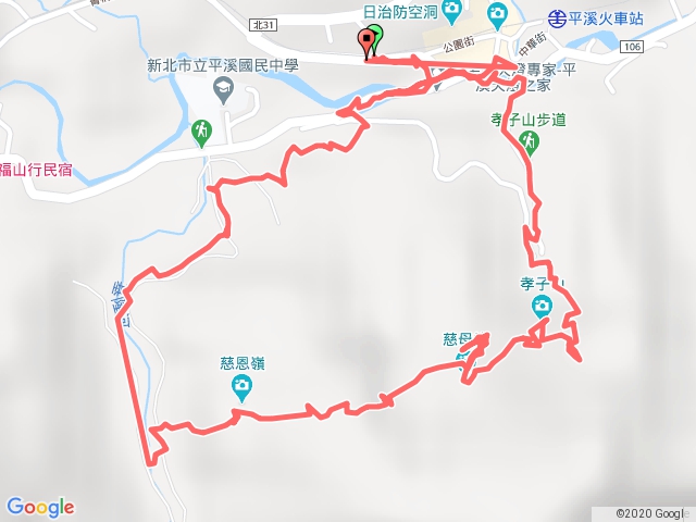 平溪孝子山，慈母峰，普陀山，慈母嶺，東勢格古道