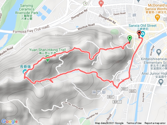 三峽：鳶山-長春嶺